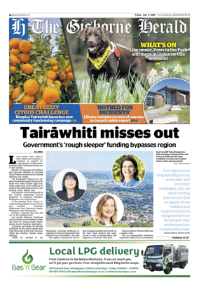 Cover of The Gisborne Herald