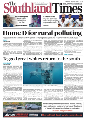 Cover of The Southland Times