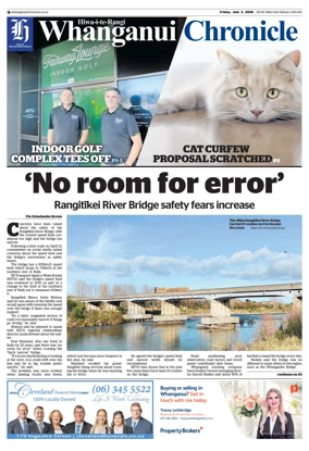 Cover of Whanganui Chronicle