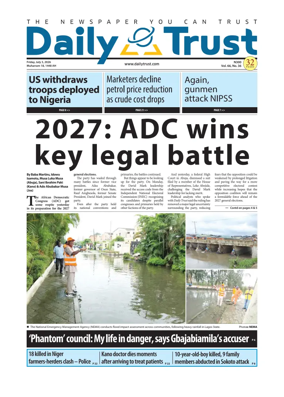 Cover of Daily Trust