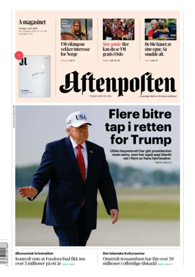 Cover of Aftenposten