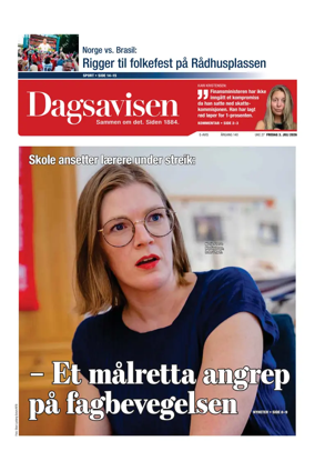Cover of Dagsavisen