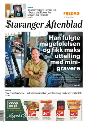 Cover of Stavanger Aftenblad