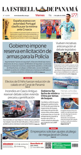 Cover of La Estrella de Panama