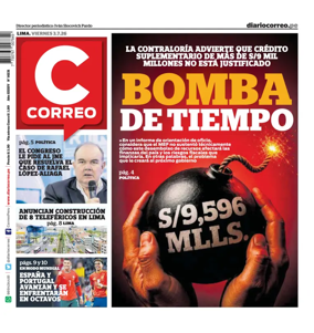 Cover of Diario Correo