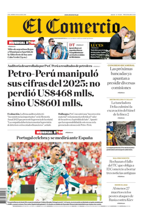 Cover of Diario El Comercio