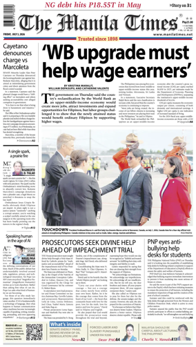 Cover of The Manila Times