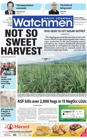 Cover of Watchmen Daily Journal