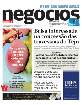 Cover of Jornal de Negocios
