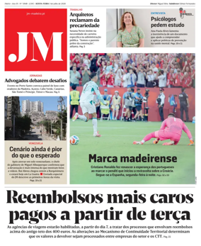 Cover of Jornal Madeira