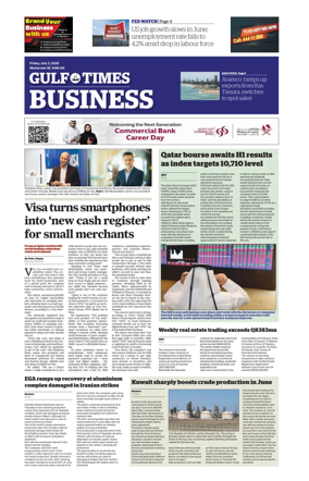 Cover of Gulf Times Business