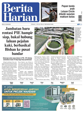 Cover of Berita Harian