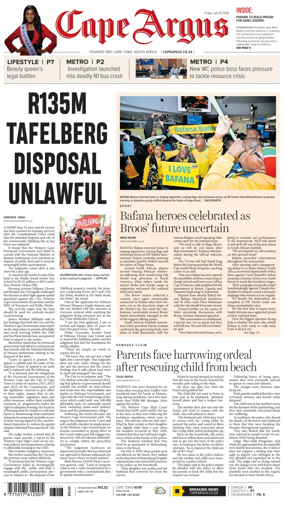 Cover of Cape Argus (PM Edition)