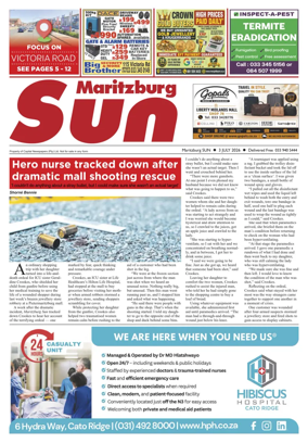 Cover of Maritzburg Sun (South Africa)