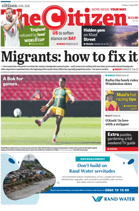 Cover of The Citizen (Gauteng)