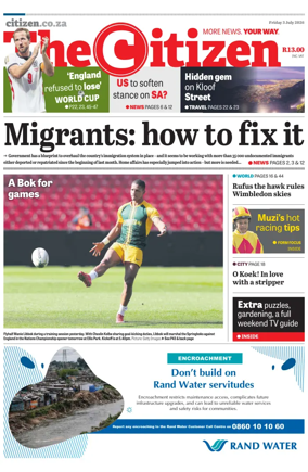 Cover of The Citizen (KZN)