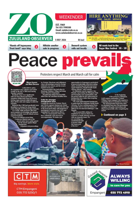 Cover of Zululand Observer - Weekender