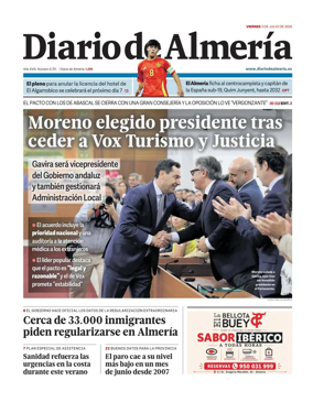 Cover of Diario de Almeria