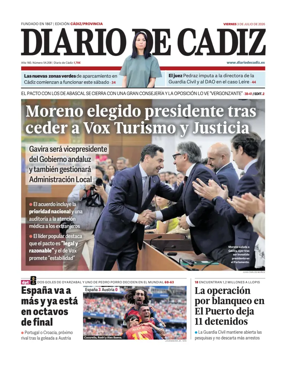 Cover of Diario de Cadiz