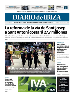 Cover of Diario de Ibiza