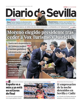 Cover of Diario de Sevilla