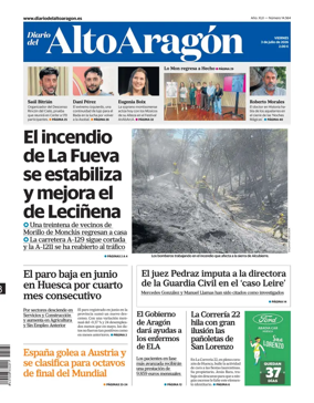 Cover of Diario del Alto Aragon