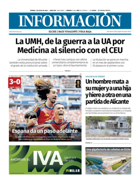 Cover of Diario Informacion (Elche y Vega Baja)