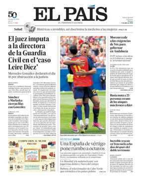 Cover of EL PAIS Euskadi