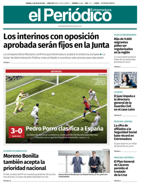 Cover of El Periodico Extremadura