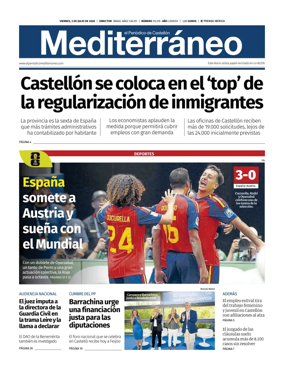 Cover of El Periodico Mediterraneo