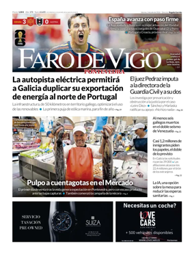 Cover of Faro de Vigo (Pontevedra)