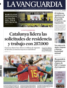 Cover of La Vanguardia (1st Edition)