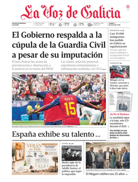 Cover of La Voz de Galicia (Barbanza)