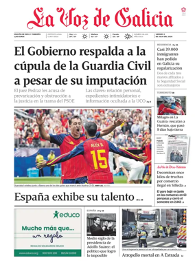 Cover of La Voz de Galicia (Deza)