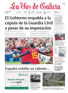 Cover of La Voz de Galicia (Monforte)