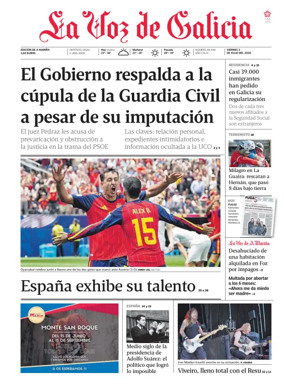 Cover of La Voz de Galicia (Viveiro)