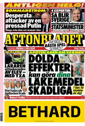 Cover of Aftonbladet