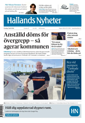 Cover of Hallands Nyheter