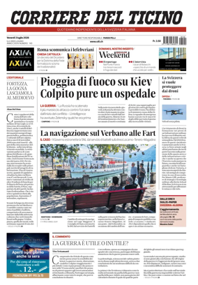 Cover of Corriere del Ticino