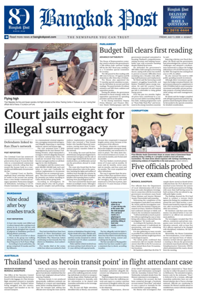 Cover of Bangkok Post