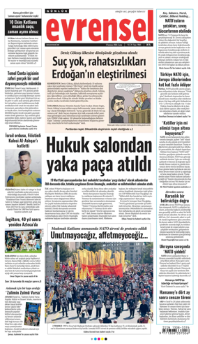 Cover of Evrensel Gazetesi
