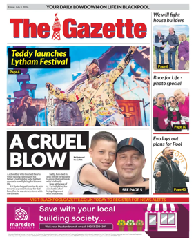 Cover of Blackpool Gazette