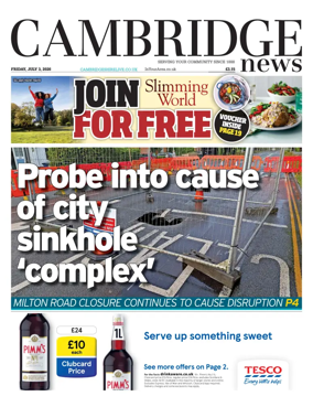 Cover of Cambridge News