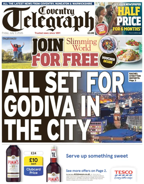 Cover of Coventry Telegraph