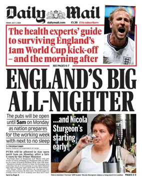 Cover of Daily Mail