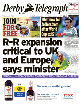 Cover of Derby Telegraph