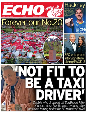 Cover of Liverpool Echo