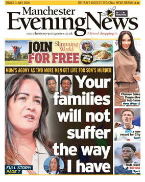 Cover of Manchester Evening News