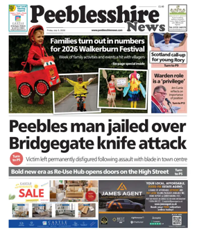 Cover of Peebleshire News