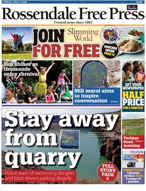 Cover of Rossendale Free Press